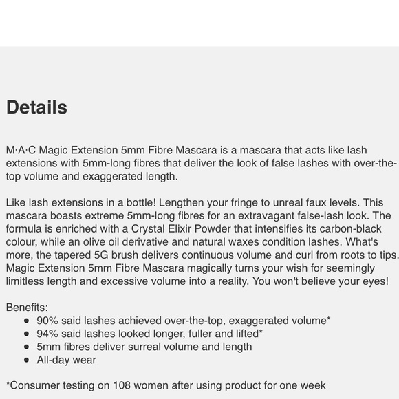 MAC Magic Extension Mascara - Picture 14 of 14